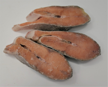 Горбуша стейк с кожей мороженый