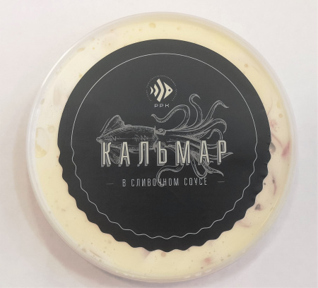 Кальмар в сливочном соусе