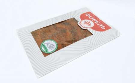 Форель слабосоленая с укропом кусок/ломтики