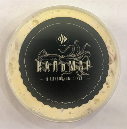 Кальмар в сливочном соусе