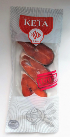 Кета стейк с кожей мороженая