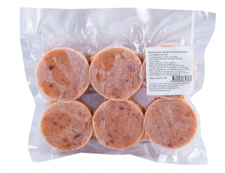 Медальоны из кеты мороженые