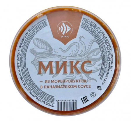 Микс из морепродуктов в Паназиатском соусе