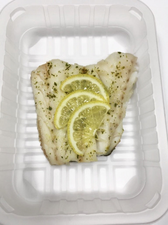 Треска отварная на пару с лимоном