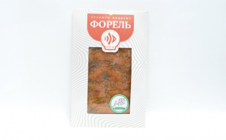 Форель слабосоленая с укропом кусок/ломтики