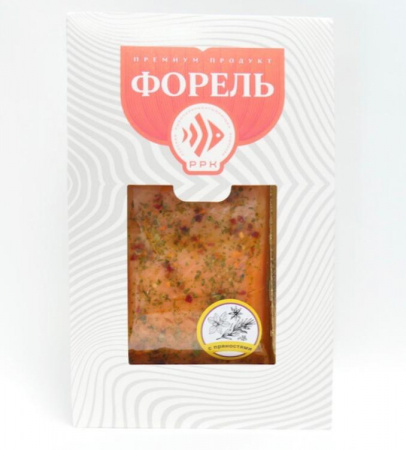 Форель слабосоленая с пряностями кусок/ломтики
