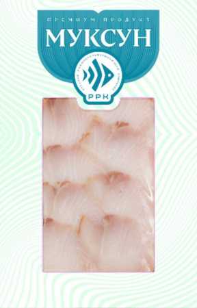 Муксун ломтики холодного копчения