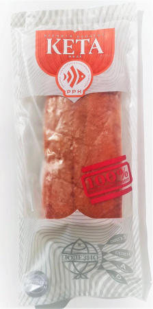 Кета филе кусок с кожей мороженая